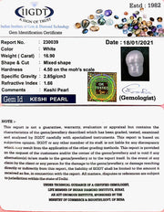 16.90/CT NATURAL KESHI PEARL